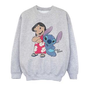 Lilo & Stitch Girls Classic Sweatshirt / Sports Grey